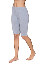 Gümüş 4032 Kadın Likralı Kısa Tayt Gri