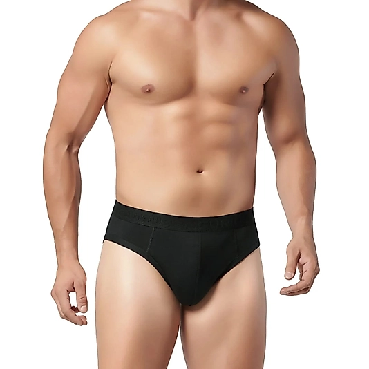 Gümüş İç Giyim 7008 Erkek Modal Kemerli Slip Külot Siyah 6 Lı Paket