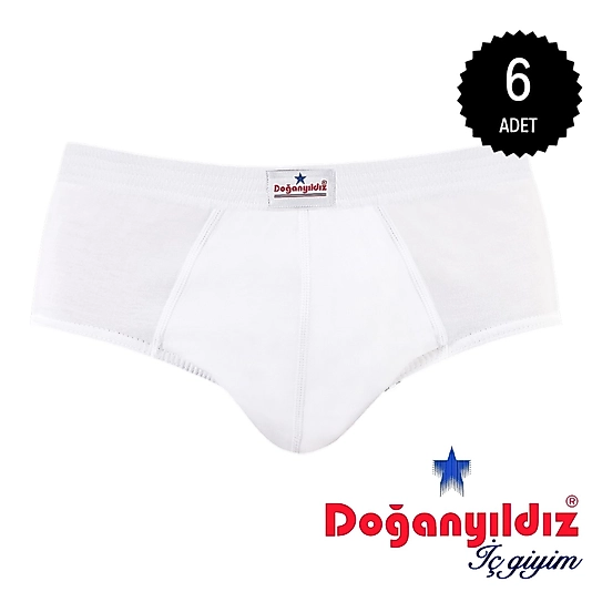 Doğan Yıldız 2010 Lüks Penye Erkek Slip Külot 6 lı Paket