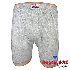 Doğan Yıldız 2210 Penye Boxer Külot Gri