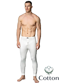 Gümüş İç Giyim 4017 Erkek İnterlok Pijama Alt Ekru