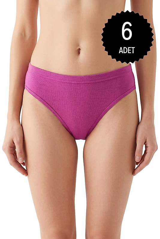 Gümüş 6090 Ribana Belli Kom Bikini Karışık 6 'lı Paket