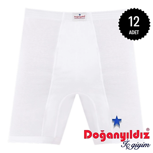 Doğan Yıldız 2150 Penye Erkek Paçalı Külot 12 li Paket