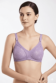 Liza 303 Balensiz Dantelli Toparlayıcı Minimizer Sütyen Lila