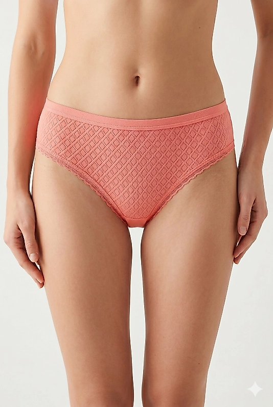 Gümüş 6092 Jakarlı Küp Desenli Bikini Karışık 12'li Paket
