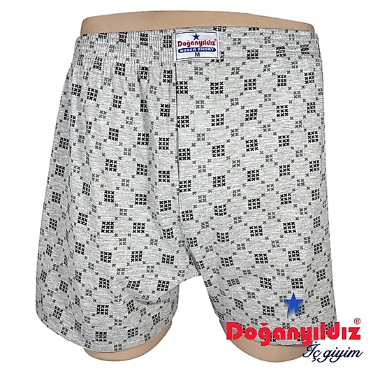 Doğan Yıldız 2210 Empirme (Desenli) Boxer Külot
