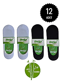 Berka Erkek Bambu Babet Çorap Karışık Renk 12 li Paket 40-44