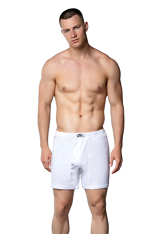 Gümüş 3057 Erkek Ribana (Likralı) Arjantin (Paçalı) Külot Beyaz