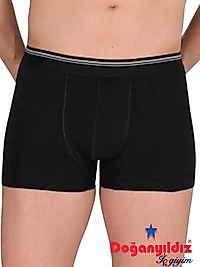 Doğan Yıldız 2810 Likralı Vücudu Saran Boxer Siyah