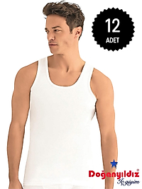 Doğan Yıldız 1110 Penye Erkek Askılı Atlet 12 li Paket