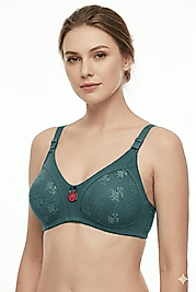 Liza 303 Balensiz Dantelli Toparlayıcı Minimizer Sütyen Zümrüt Yeşili