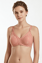 Liza 303 Balensiz Dantelli Toparlayıcı Minimizer Sütyen Açık Somon