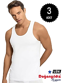 Doğan Yıldız 1010 Lüks Penye Erkek Askılı Atlet 3 lü Paket