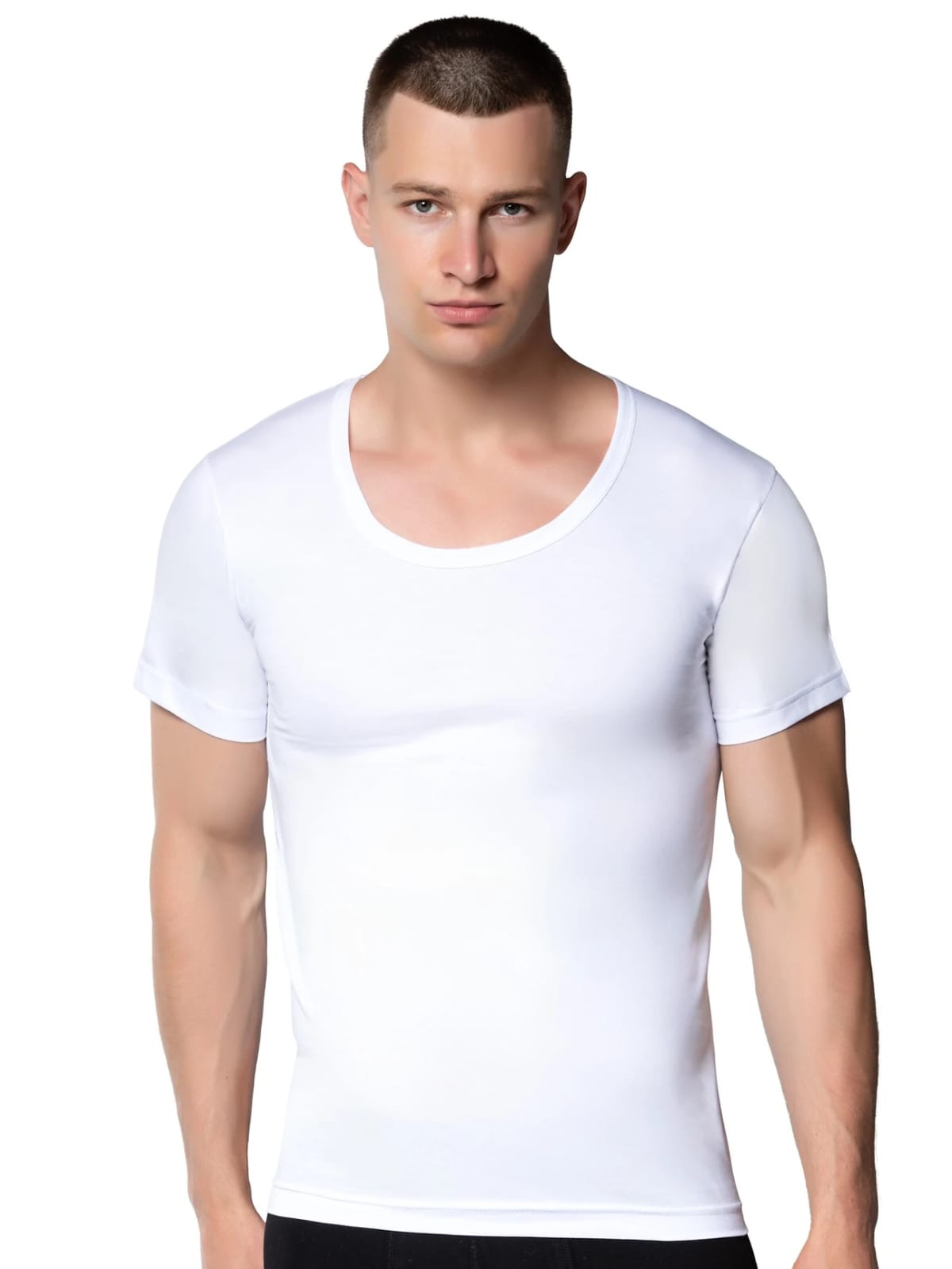 Gümüş 3003 Erkek Penye Bisiklet Yaka Atlet 6 lı Paket