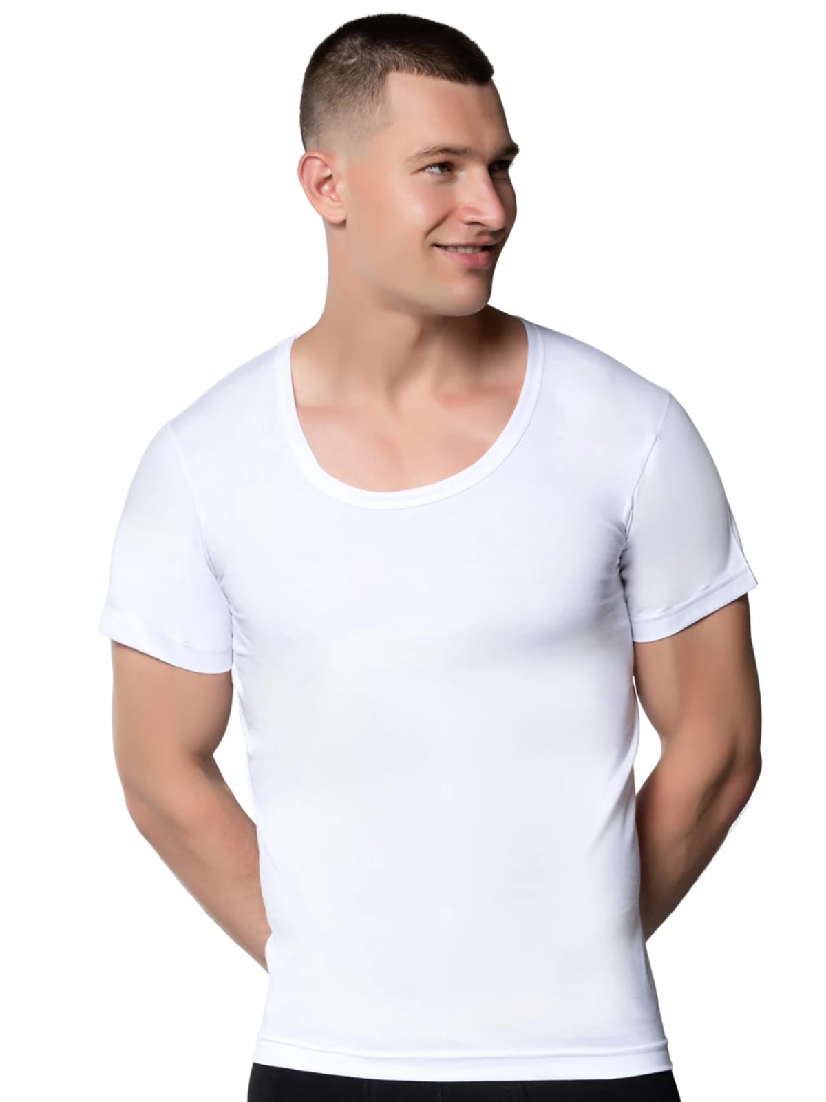 Gümüş 3003 Erkek Penye Bisiklet Yaka Atlet 12 li Paket