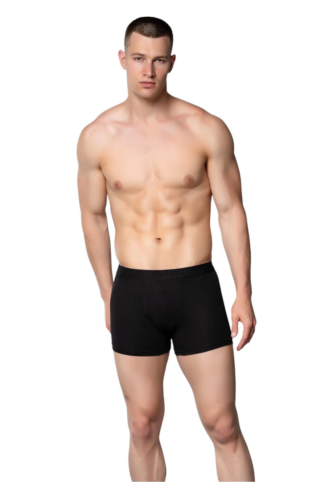 Gümüş 4018 Erkek Likralı Boxer Siyah