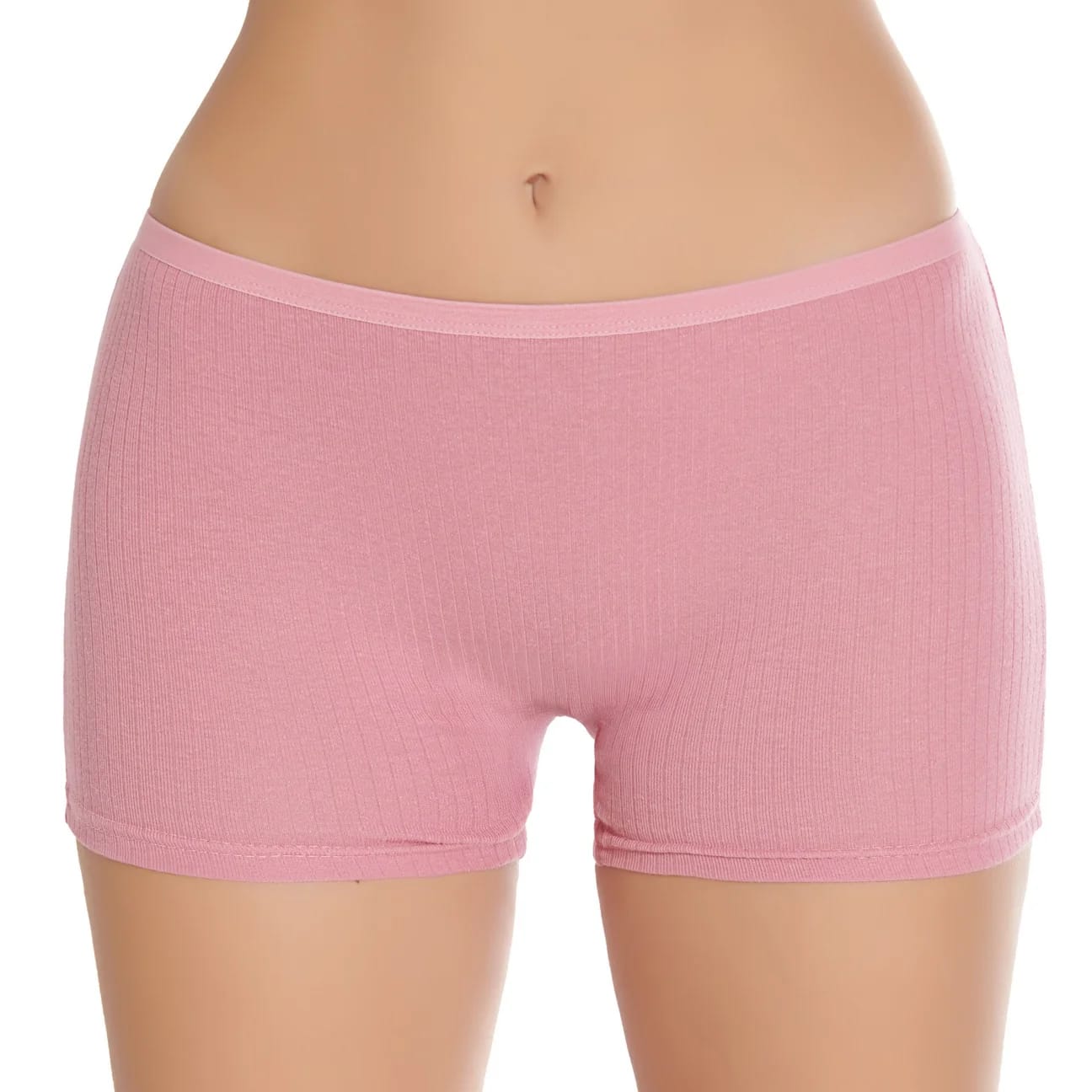 Gümüş 7013 Kadın Modal Elastan Fitilli Boxer Karışık 6 lı Paket