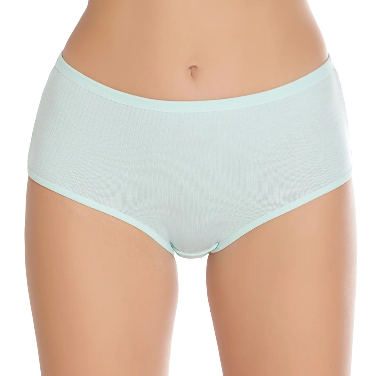 Gümüş 7014 Kadın Modal Elastan Fitilli Yüksek Bel Bato Külot Karışık 12 li Paket