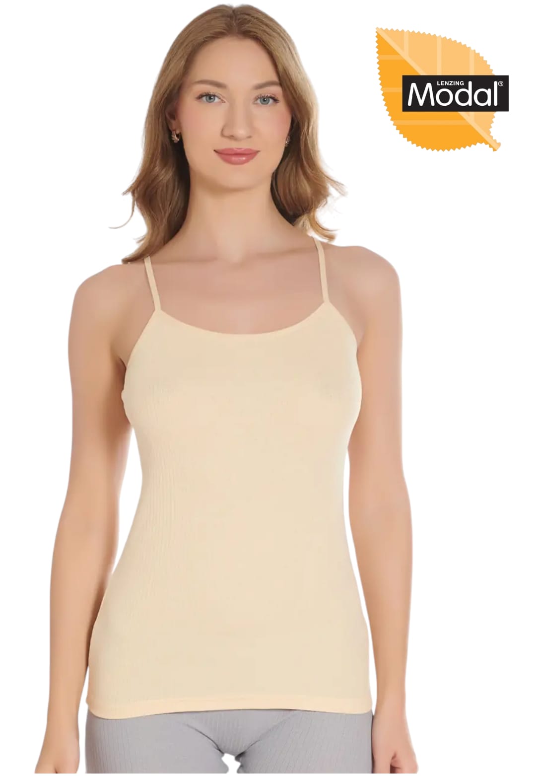 Gümüş 7012 Kadın Modal Elastan İp Askı Atlet Karışık (1) 6 lı Paket