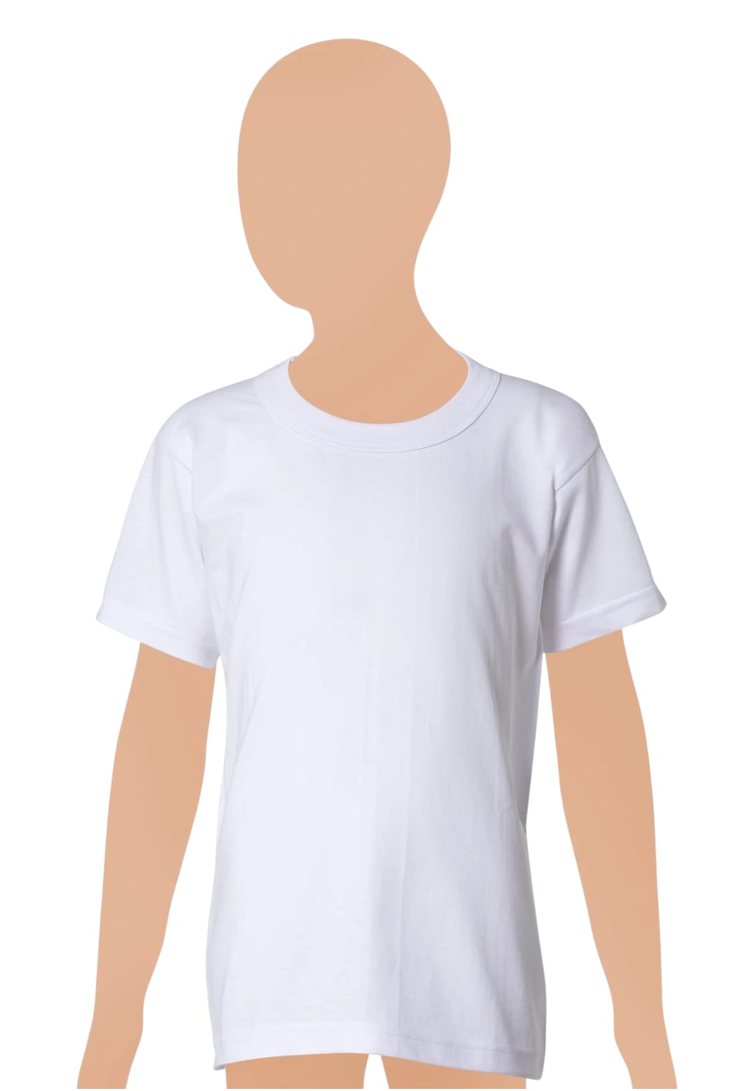 Gümüş 3022 Erkek Çocuk Penye Sıfır Yaka Atlet 6 lı Paket