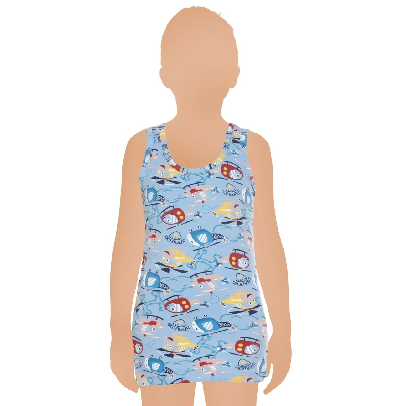 Gümüş 3088 Erkek Çocuk Likralı Empirme Atlet Karışık 3 lü Paket