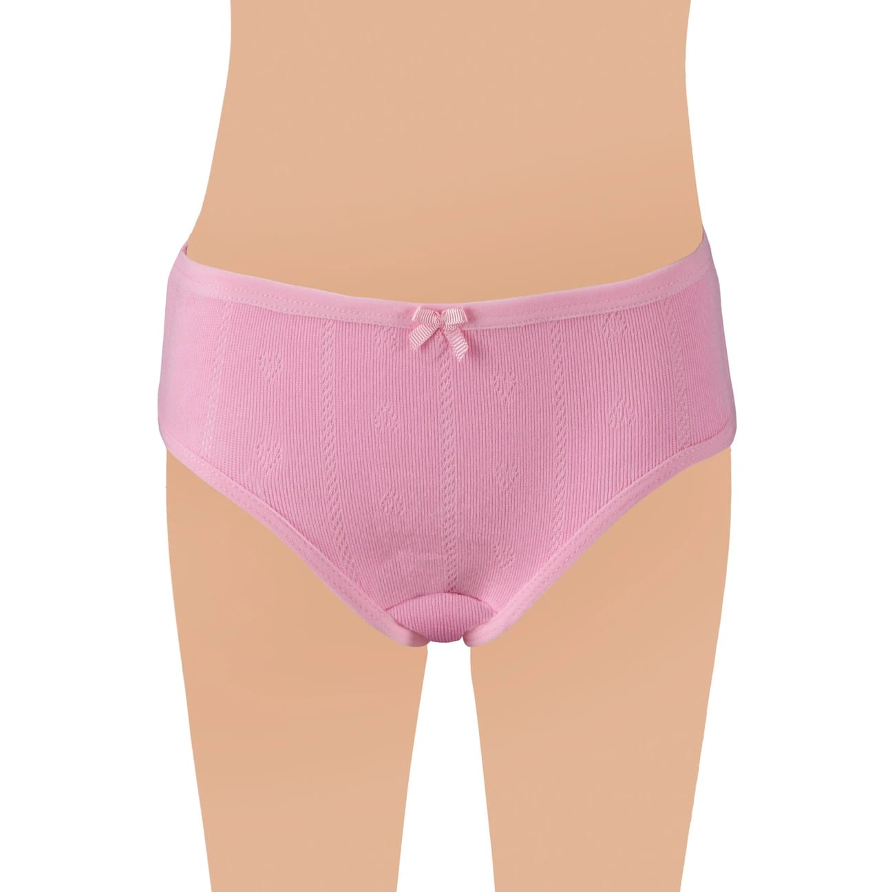 Gümüş 3078 Kız Çocuk Jakarlı Slip Külot Karışık 3 lü Paket