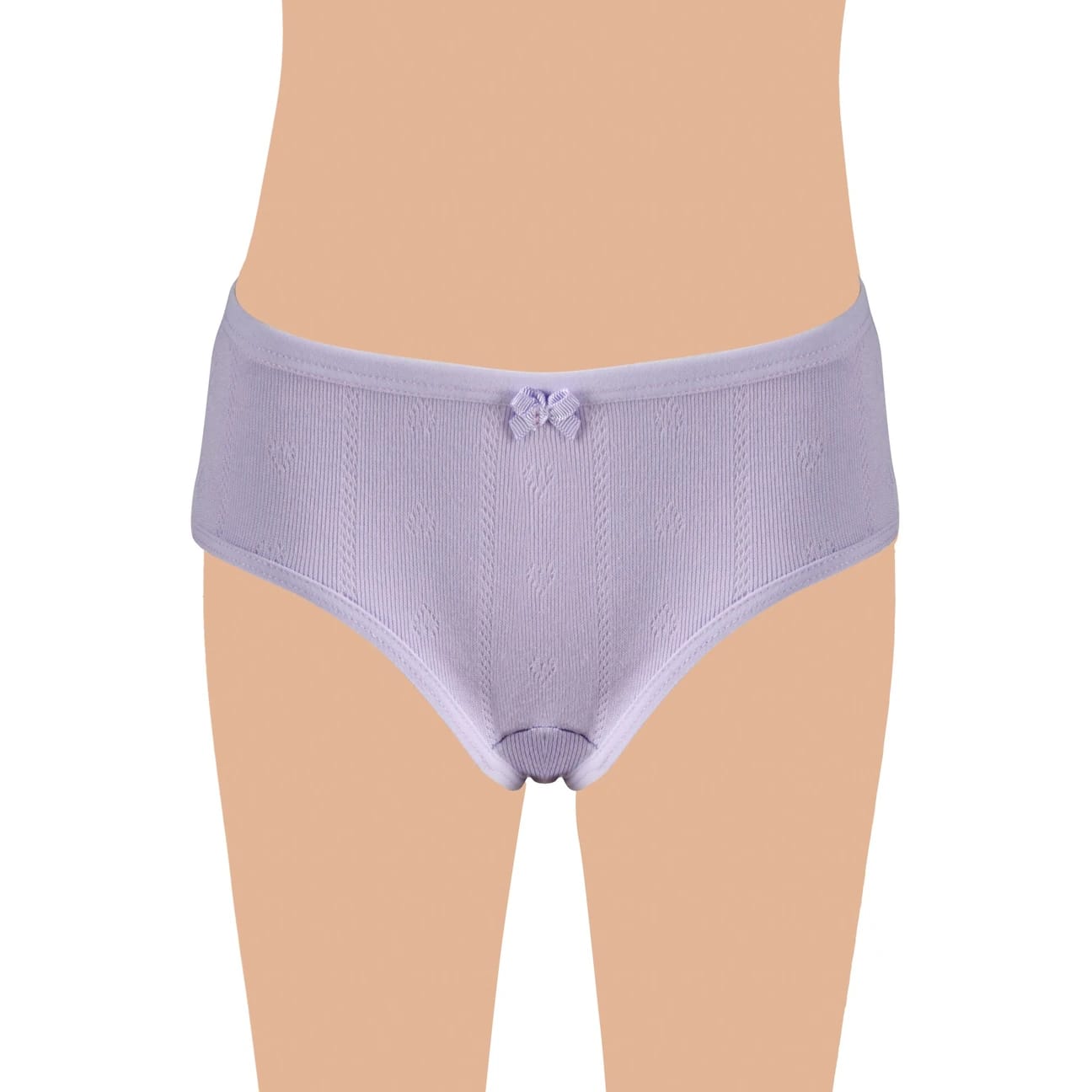 Gümüş 3078 Kız Çocuk Jakarlı Slip Külot Karışık 6 lı Paket