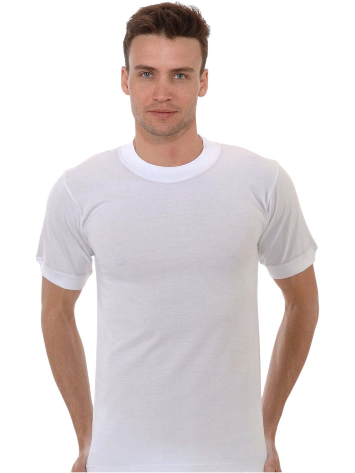 Doğan Yıldız 1170 Penye Erkek Sıfır Yaka Kollu Atlet 3 lü Paket