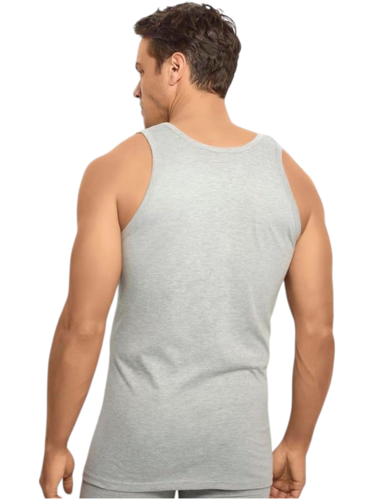 Doğan Yıldız 1112 Penye Erkek Askılı Atlet Gri 6 lı Paket