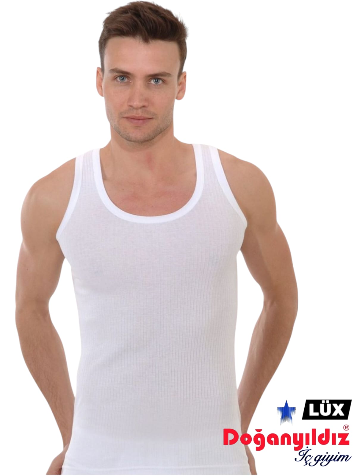 Doğan Yıldız 1610 Lüks Derby (Fitilli) Erkek Askılı Atlet 3 lü Paket