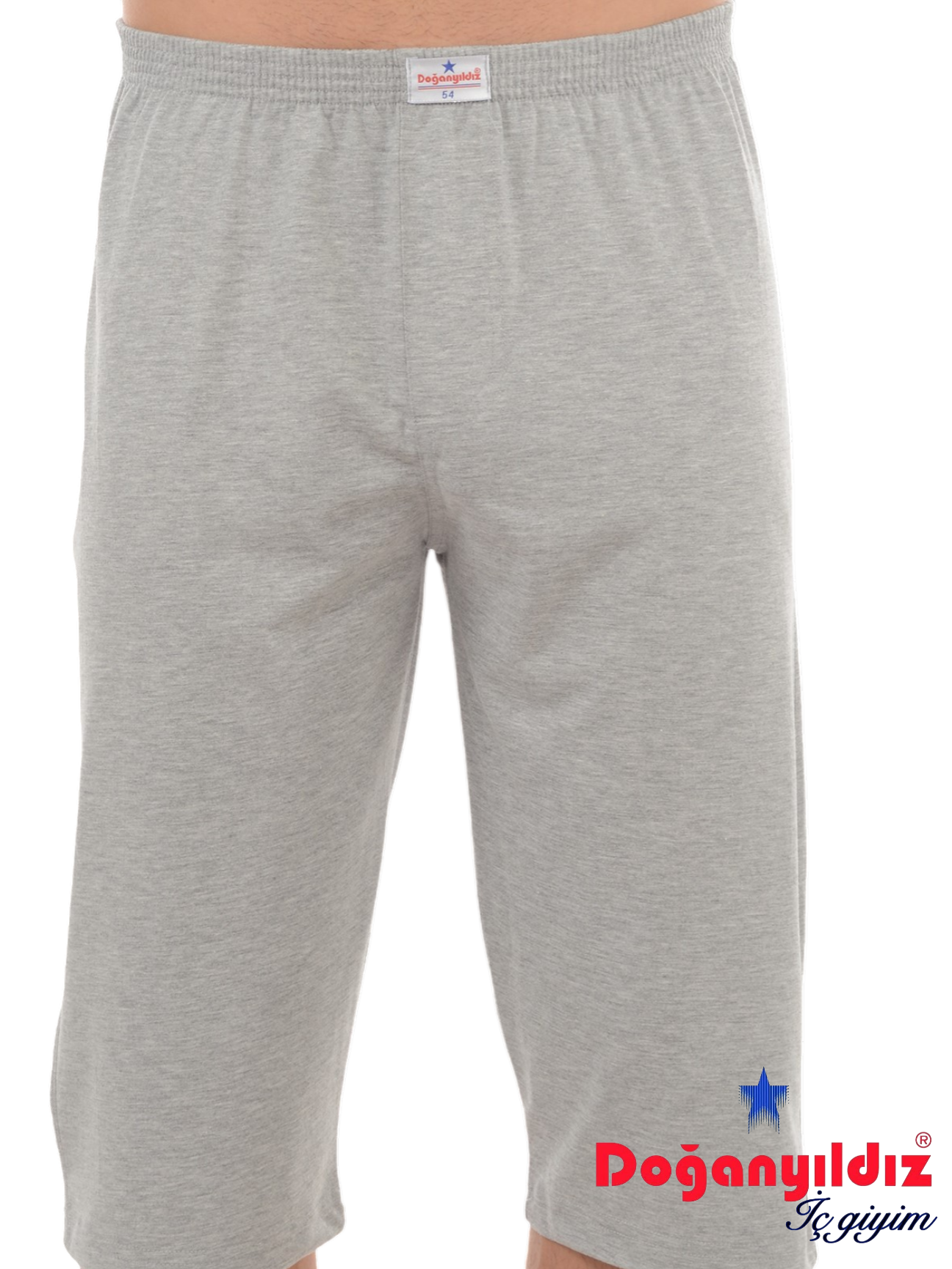 Doğan Yıldız 2172 Uzun Paçalı Penye (Osmanlı Donu) Külot Gri 12 li paket