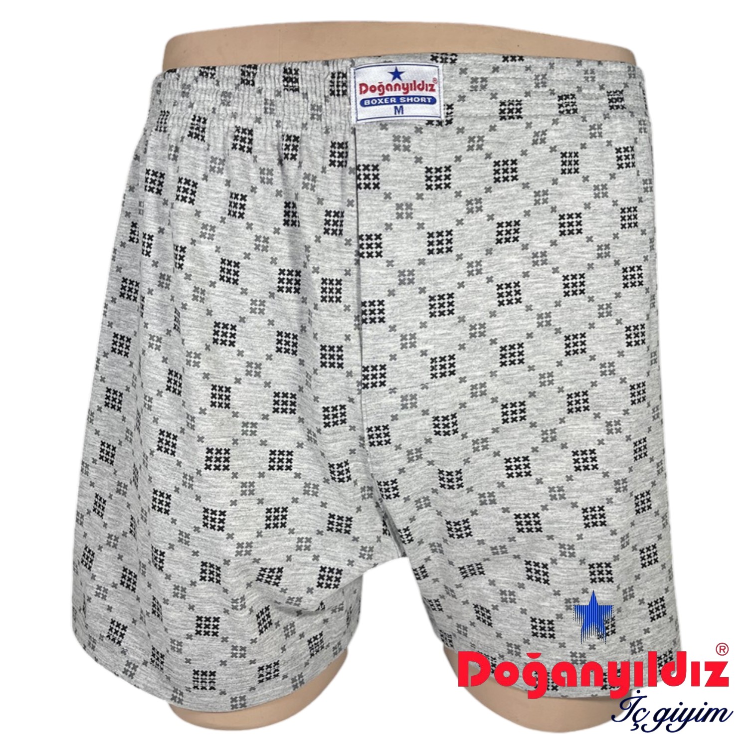 Doğan Yıldız 2210 Empirme (Desenli) Boxer Külot