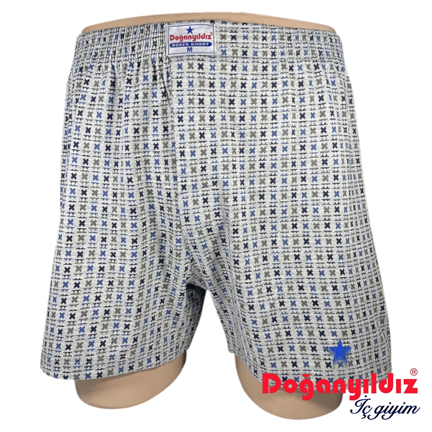 Doğan Yıldız 2210 Empirme (Desenli) Boxer Külot 12 li Paket