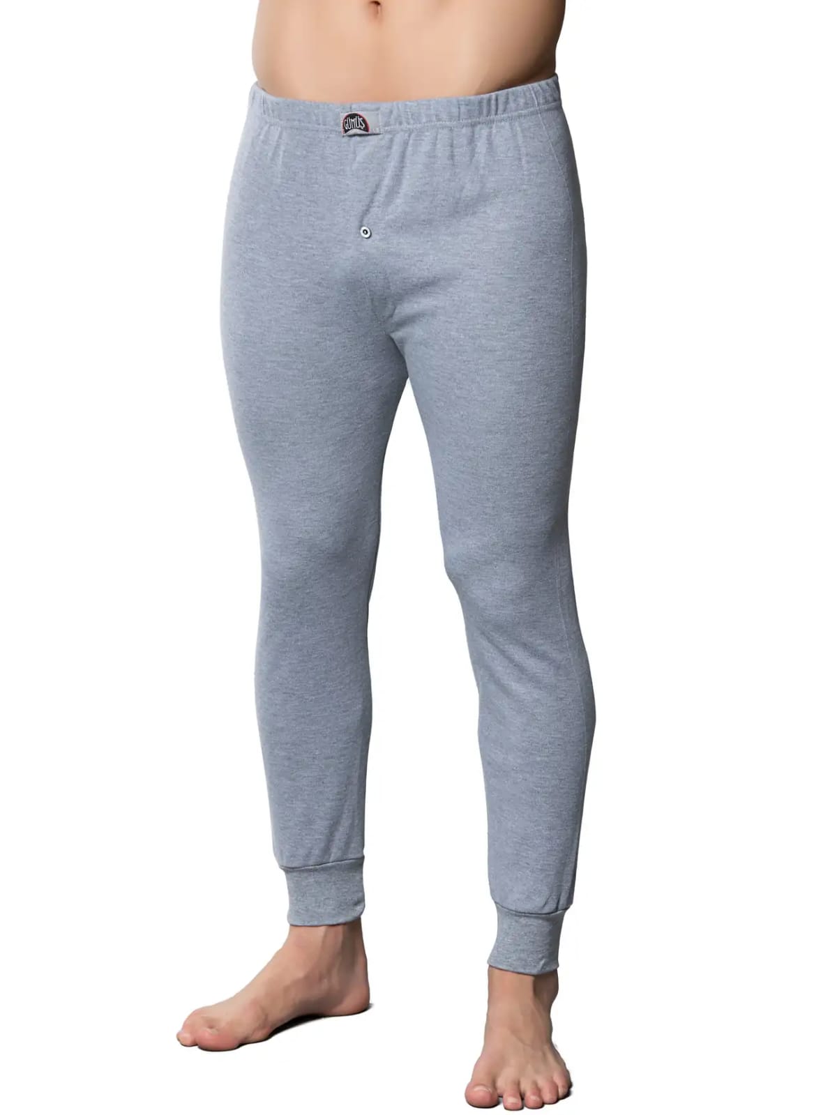 Gümüş İç Giyim 4017 Erkek İnterlok Pijama Alt Gri