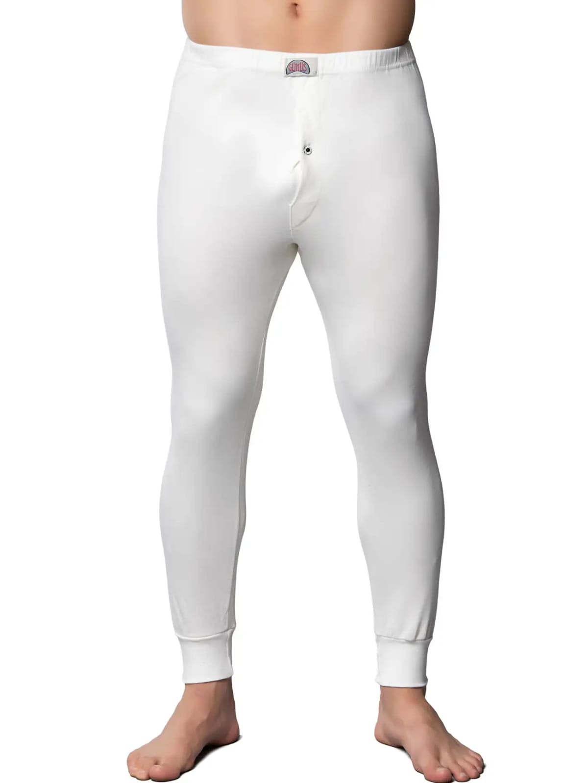 Gümüş İç Giyim 4017 Erkek İnterlok Pijama Alt Ekru