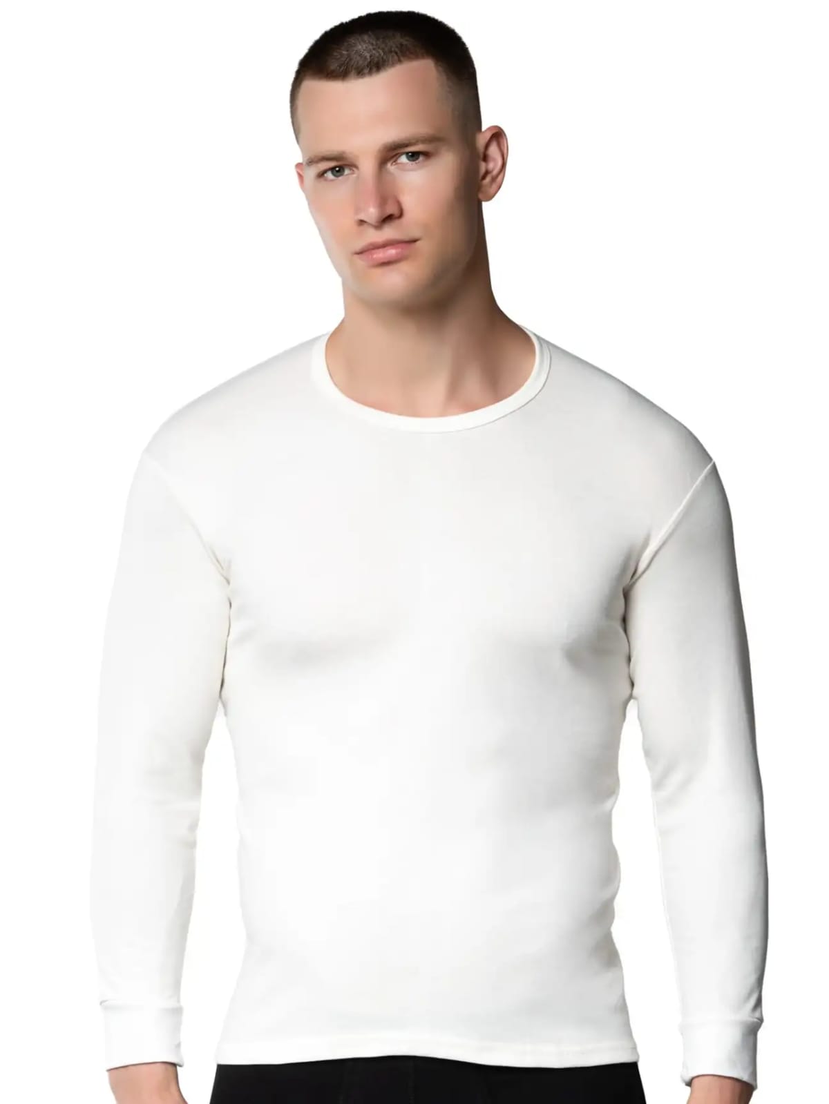 Gümüş İç Giyim 4016 Erkek İnterlok Fanila Ekru 3 lü Paket