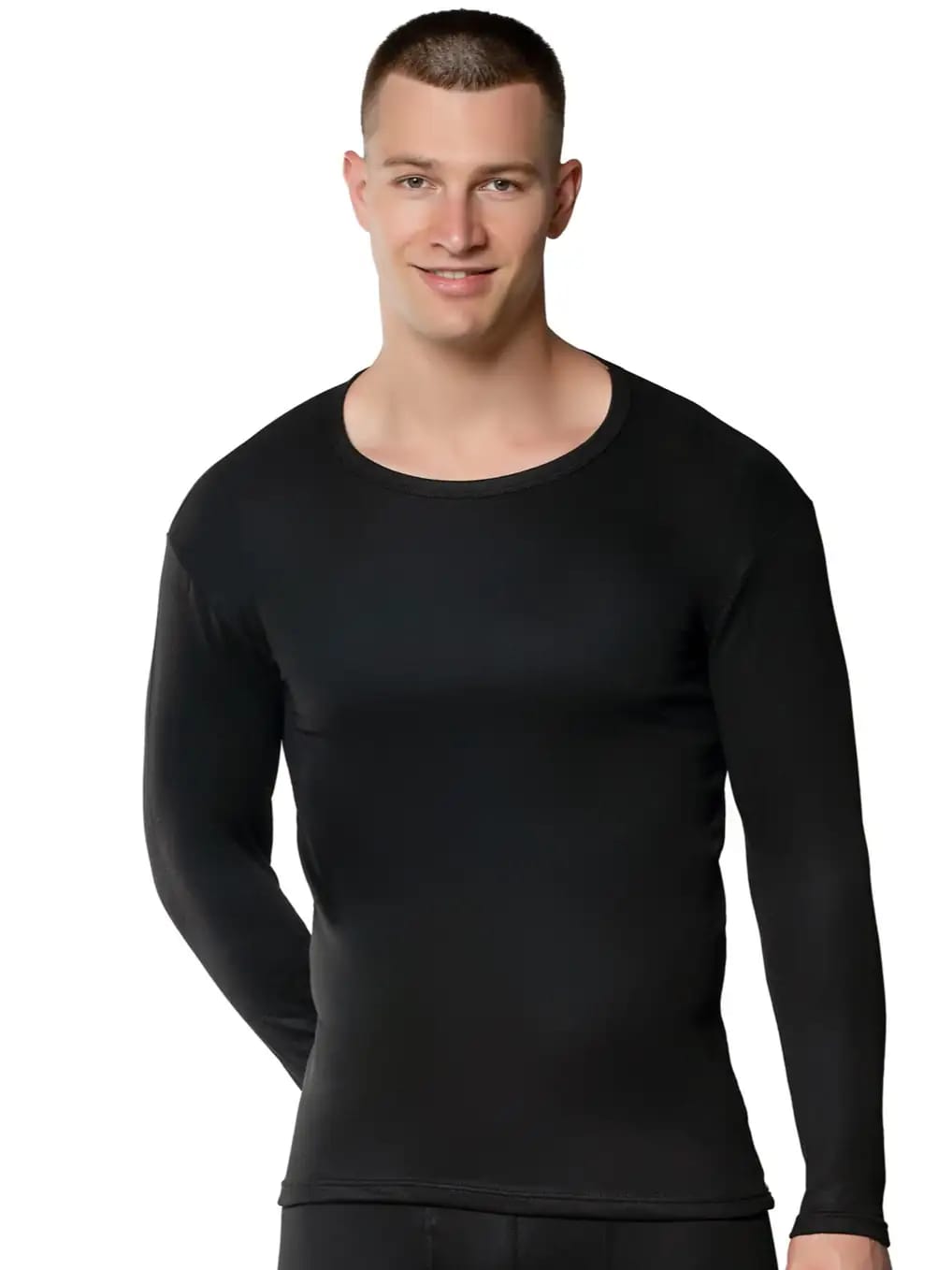 Gümüş İç Giyim 4054 Erkek Termal Fanila Siyah 12 li Paket