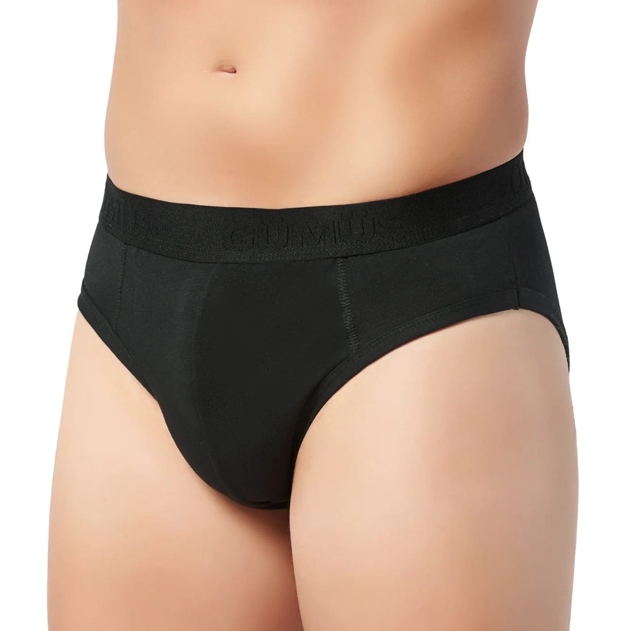 Gümüş İç Giyim 7008 Erkek Modal Kemerli Slip Külot Siyah